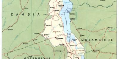 Street map of blantyre Malawi