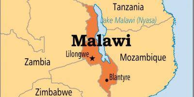 Map of lilongwe Malawi