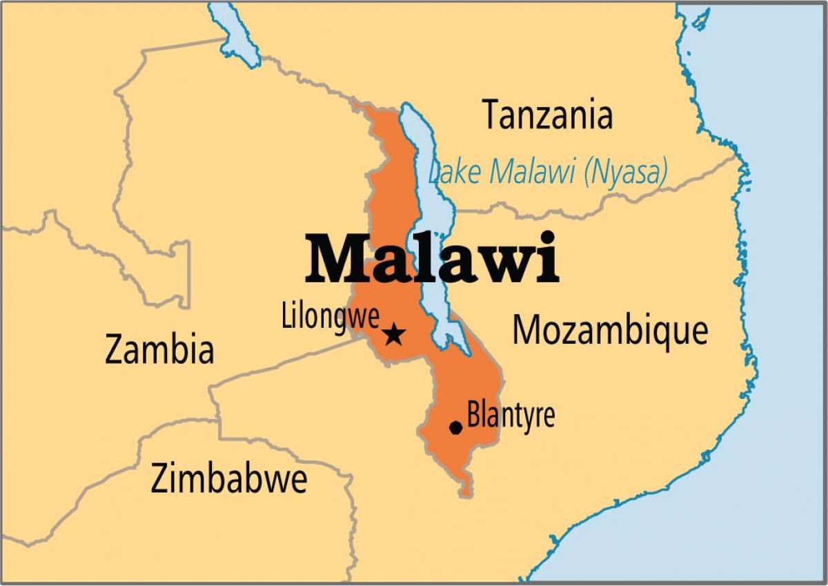 map of lilongwe Malawi