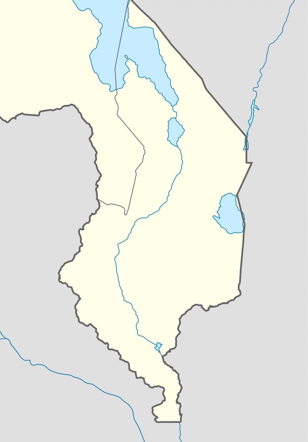 map of Malawi river